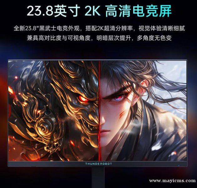 雷神（ThundeRobot）24.5英寸高清电竞显示器